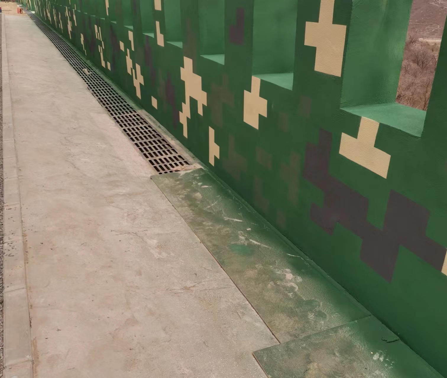 蛟河围墙迷彩喷涂,数迷彩漆