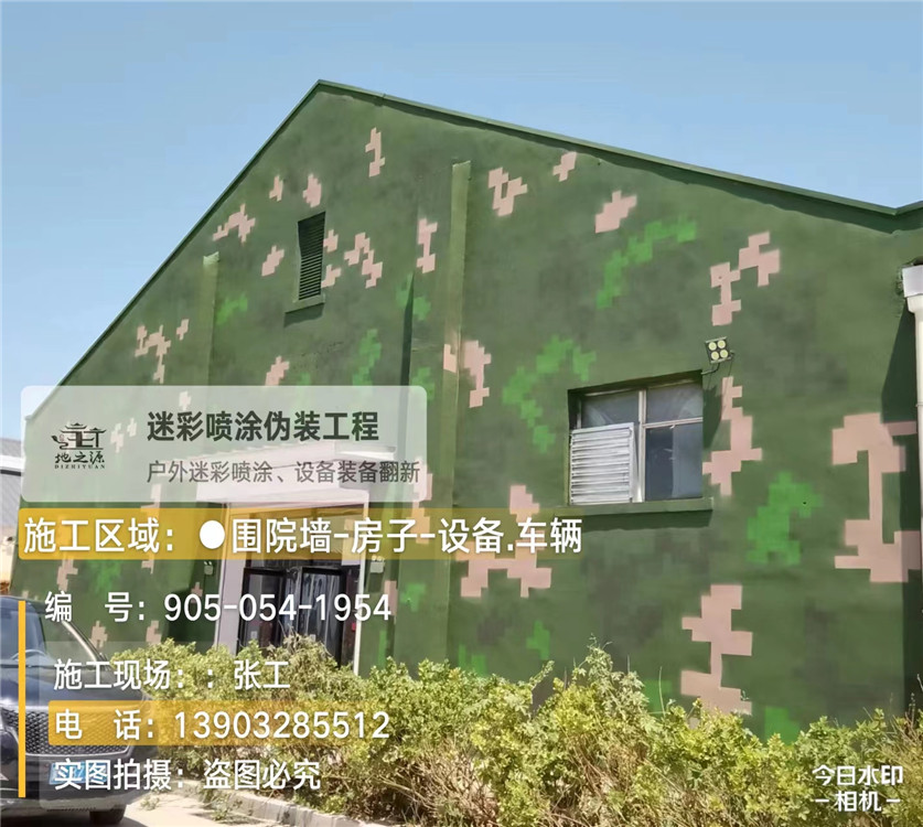 蛟河外墙数码迷彩漆施工报价清单（100㎡标准墙面测算）